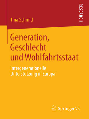 cover image of Generation, Geschlecht und Wohlfahrtsstaat